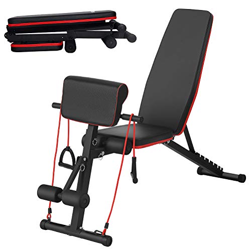 Gymbong Adjustable Weight Bench,Incline Decline Weight Lifting Equipment Workout Bench,Foldable Workout Bench for Home Gym