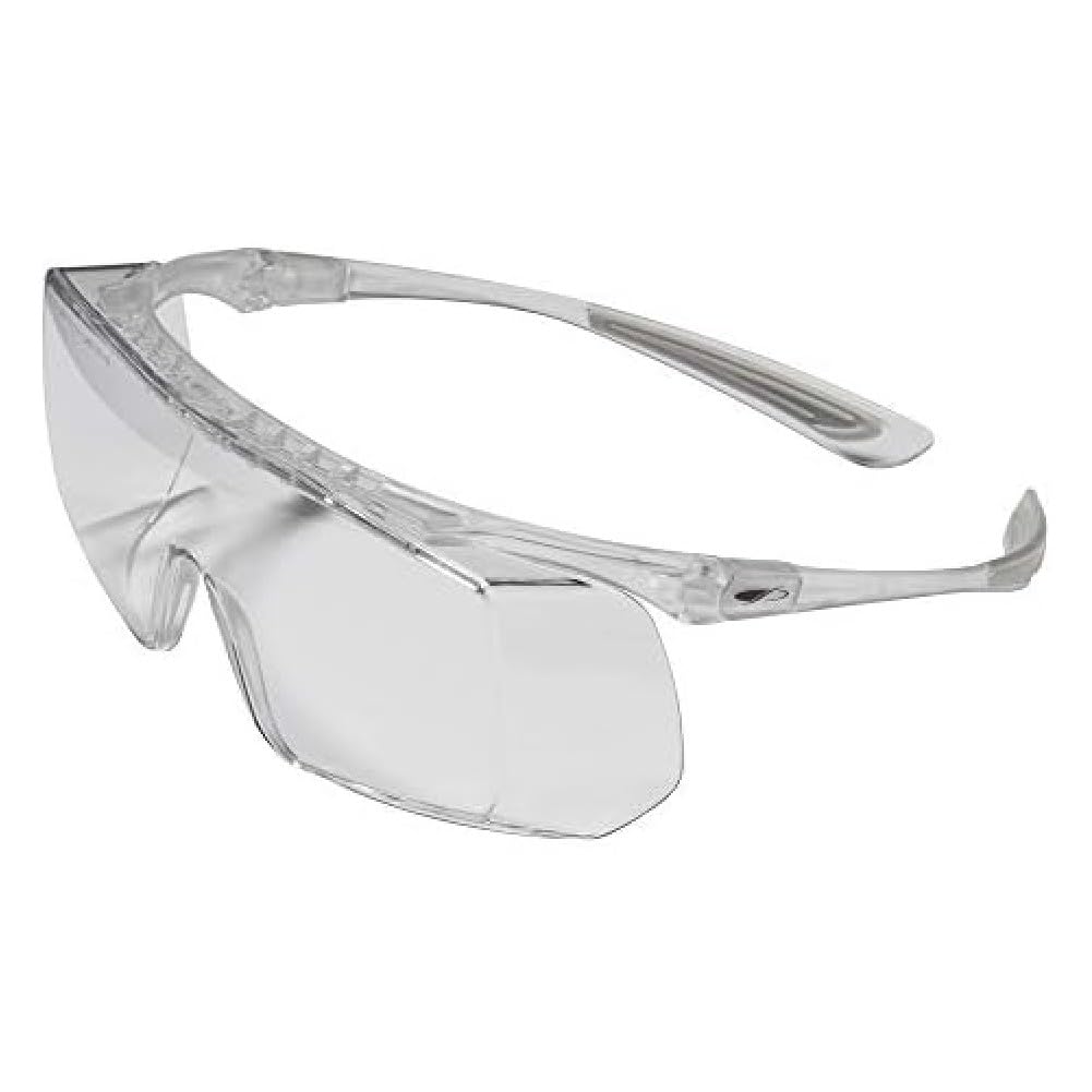 JSP CoverlitePremium Lighweight Safety Over Spectacles with Adjustable Temples Clear Lens Fits Over Prescription Eyewear Optical Class 1 Lens (1COV23C)