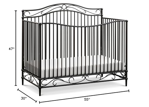 Namesake M21501UR Noelle 4-In-1 Convertible Metal Crib In Vintage Iron thumb #6
