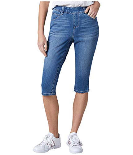 Jag Jeans Bryn Pull-On Denim Pedal Pusher Mission 14 (32