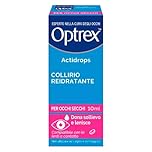Optrex Actidrops Collirio Reidratante e Lubrificante per Occhi Secchi contro Arrossamento e Irritazione Uso Quotidiano Adatto anche per Lenti a Contatto - Flacone da 10ml