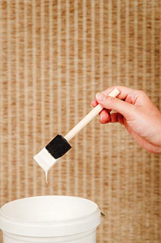 Panclub Foam Paint Brush Set I Sponge Brush Paint I 1 Inch - 25 Pack I With Wood Handles I Great For Art, Varnishes, Acrylics, Stains, Crafts #TOP4