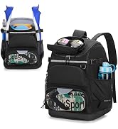 GOBUROS Swim Backpack with Separate Shoe Space, Swim Gear Bag for Swimming Pool, Beach, Swimming ...
