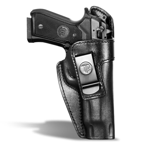 TacDefens TriggerBlock Retention Leather Compatible with 92FS Holster