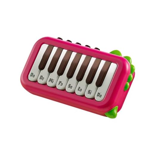 Piano de bolsillo de 15 teclas, mini piano electrónico con un solo clic para cambiar entre 3 tonos diferentes, teclas iluminadas, interesante instrumento de música portátil para viajes, hogar, camping