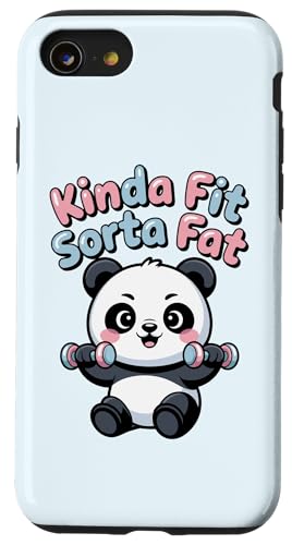 Kinda Fit Sorta Fat Funny Panda W tBbglX EGCgteBO X}zP[X iPhone SE (2020) / 7 / 8 p