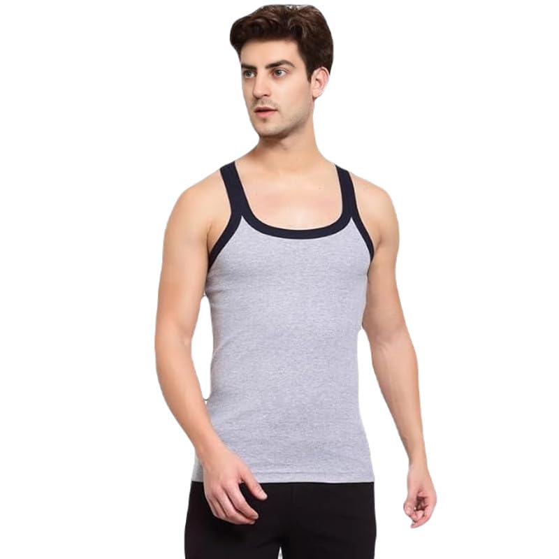 Image of INNERO Men's Gym Vest, Soft Cotton Vest Fot Men, (Pack of 1)