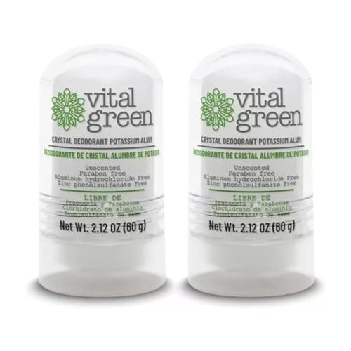 Desodorante Piedra Cristal Alumbre 2 Pack Vital Green