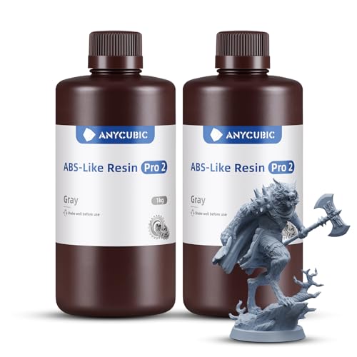 ANYCUBIC Résine ABS-Like Pro 2, Resine pour Imprimante 3D, Grande robustesse avec Haute Précision, Résine Photopolymère UV 405 nm pour Imprimante 3D...