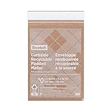 3M Curbside Recyclable Padded Mailer #0 Bubble Cushion Self-Adhesive Closure 7 x 11.25 Natural Kraft 100/Carton