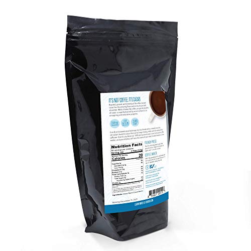 Crio Bru Ecuador Light Roast 24oz (1.5 lb) Bag | Organic Healthy Brewed Cacao Drink | Great Substitute to Herbal Tea and Coffee | 99% Caffeine Free Gluten Free Whole-30 Low Calorie Honest Energy - Thumbnail 2