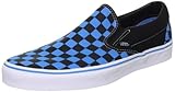  Vans U Classic Slip-ON (Checkerboard) B - Zapatillas de casa de Lona Unisex, Color Negro, Talla 37