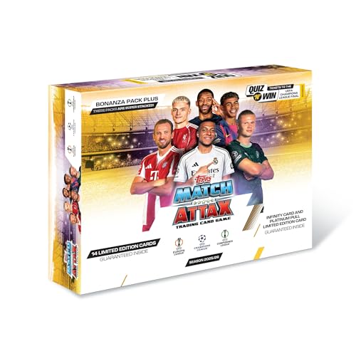 Image of Topps UEFA Champions League Match Attax 2025-26 Trading and Collectible Card Game (Bonanza Pack Plus)
