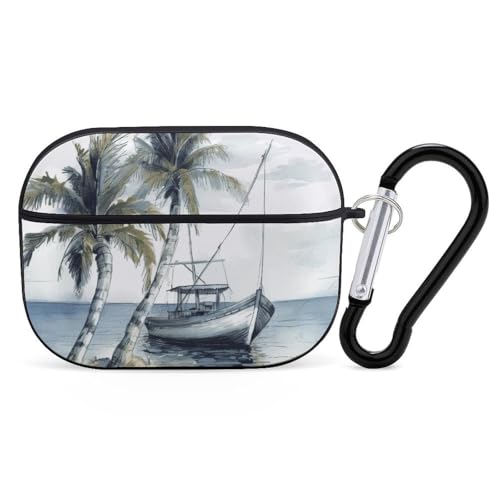 Airpod Pro ��2����/��1���ツ�V�̖ؒނ�{�[�g�P�[�X�J�o�[ �ϏՌ��ی�P�[�X �L�[�`�F�[�������O�t�� ���h�~ �n�[�h PC �t���h���b�v �w�b�h�t�H���P�[�X �j�����p �u���b�N