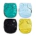 Thank u Mom Pocket Newborn Cloth Diapers for Less Than 12pounds Baby 4 Pack
