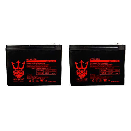 12V 10AH SLA Battery replaces REC10-12 ES10-12S PSH-12100F2 UB12100-S by Neptune - 2