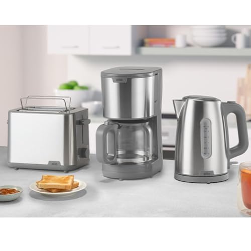 Braun Kaffeemaschine PurShine KF1500GY, Filterkaffeemaschine mit Glaskanne & OptiBrew System, Anti-Tropf-Funktion… – Ansicht 5