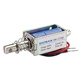 Baomain Solenoid Electromagnet JF-0730B DC 6V 1A 5N/10mm Pull Push Type Open Frame