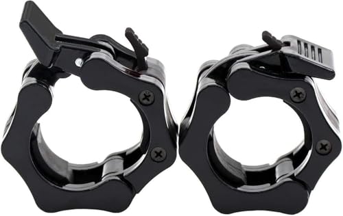 Opiniones y reviews de Sargentos de barra para comprar online. 43 Hirola Abrazaderas de Barra de 2 Pulgadas, Seguros para Barra, Par de Abrazaderas de Liberación Rápida de Bloqueo de Barra de Pesas Olímpica, Clips de Barra para Entrenamiento