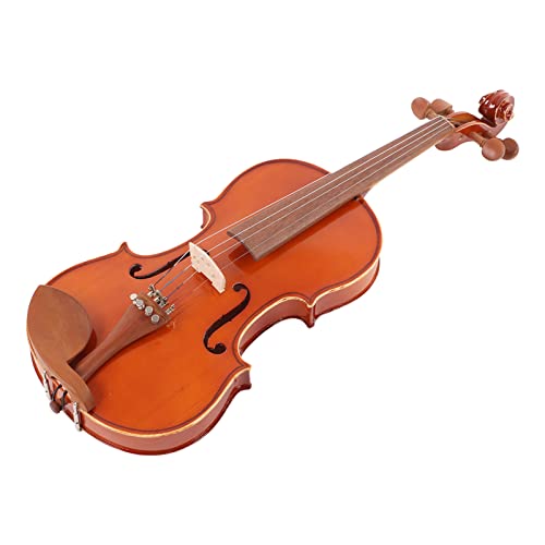 Violino para crianças iniciantes, conjunto de violino 4/4 em tamanho real Abeto Jujuba Violinos de m