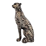 Grishma Crafts Sitting Panther Showpiece Statue – Elegant Home Decor for Living Room, Office, Shelves, Tabletop, Modern Animal Figurine, Decorative Accent for Home & Office Interiors