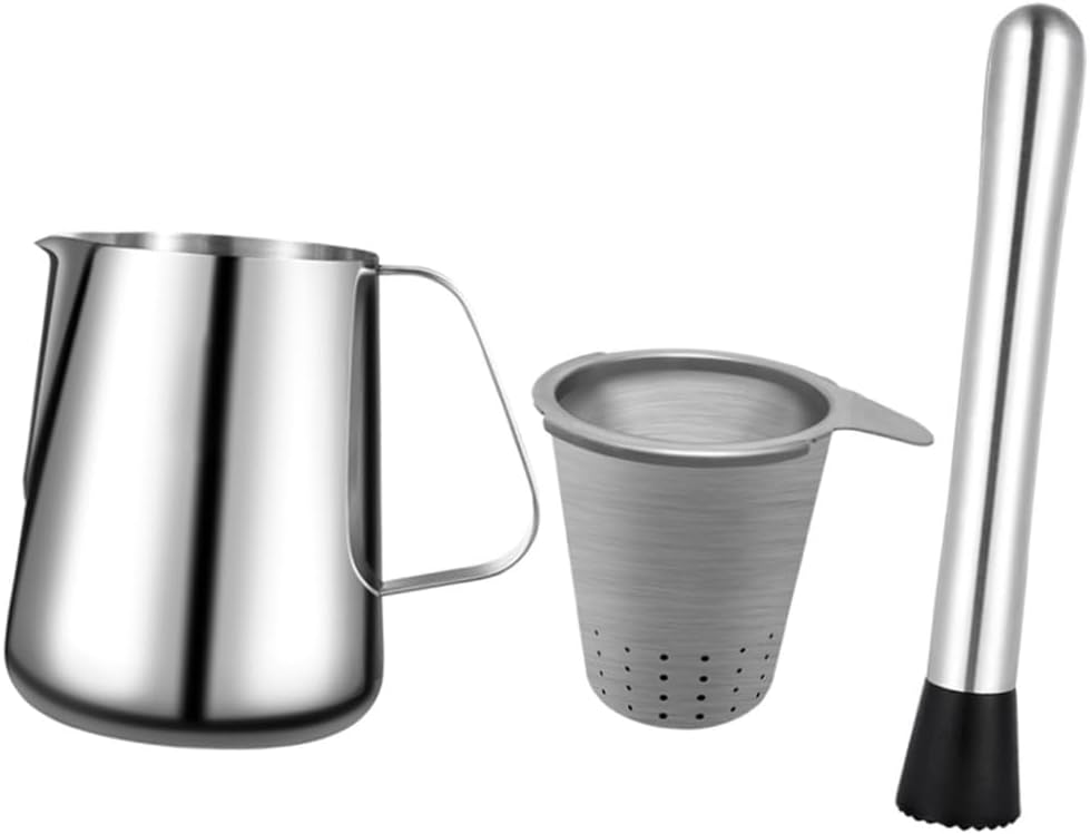 Stainless Steel Manual Juicer Squeezer with Measuring Cup Portable Handheld Citrus Press for Home Kitchen Fruit Juice Extraction Set