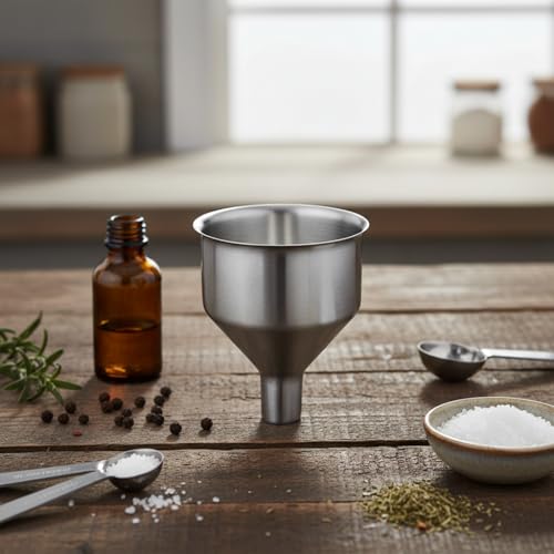 Silber Mini Edelstahl Kleine Mund Trichter zum Befüllen Flachmann Schmale Flaschen Bar Weinflasche Bar Zubehör