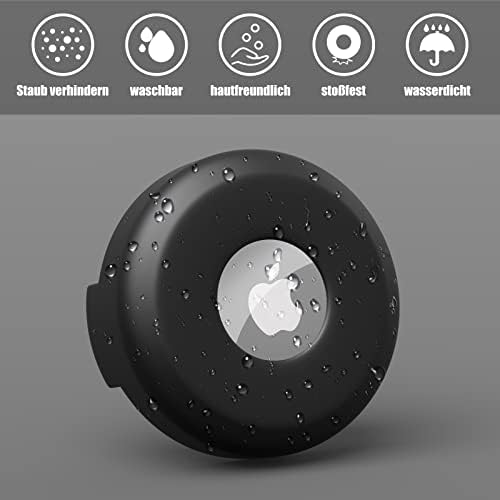 Pawinner Silikonowe Etui Ochronne do Obroży dla Psów Airtag [3 sztuki], Wodoszczelne Etui kompatybilne z Apple Airtag GPS Finder, Silikonowe etui Ochronne dla Zwierząt Domowych, Kotów, Obroży dla Psów