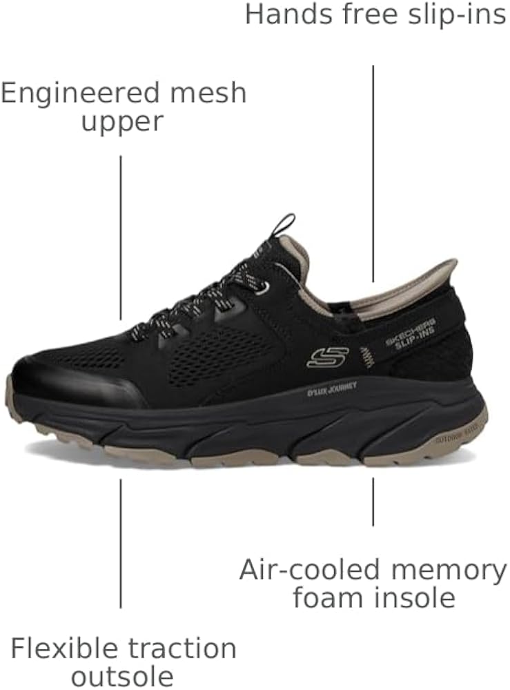 Amazon.com | Skechers Men's Slip-ins Relaxed Fit: D'Lux Journey