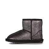 Parte superior de gamuza EMU Australia Wallaby Mini Metallic Noir K11856BLK, Botas - 29.5 EU