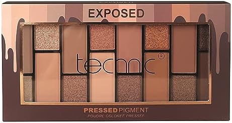Technic pressed pigment palette-exposed