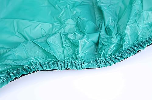 Funda mesa billar 7 pies verde y plata para protector de mesa pool table cover 4