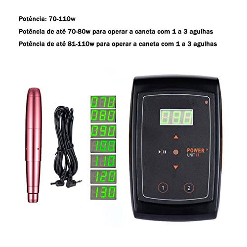 Kit Dermografo Cheyenne Profissional Completo 15 Easy Click