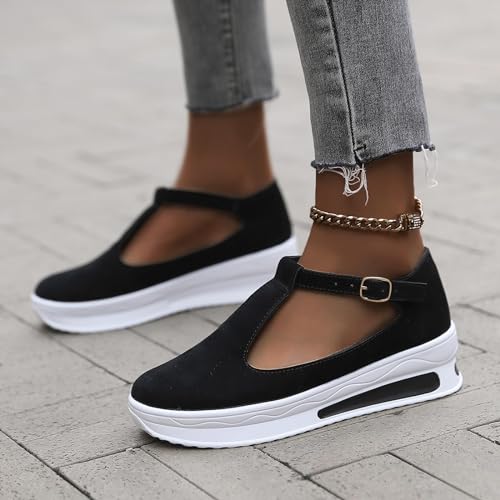 Women's Platform Round Toe Orthopedic Shoes Slip On Adjustable Wedge Comfort Pumps Casual Walking Shoes Arch Diabetes Support Cushioned Breathable Lightweight Ortho Footwear Going Out Sports Outdoor2