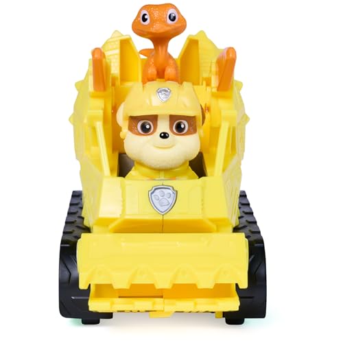 PAW Patrol The Dino Movie Rubble Dino Rescue Bulldozer Toy Truck by Paw Patrol - Image 7