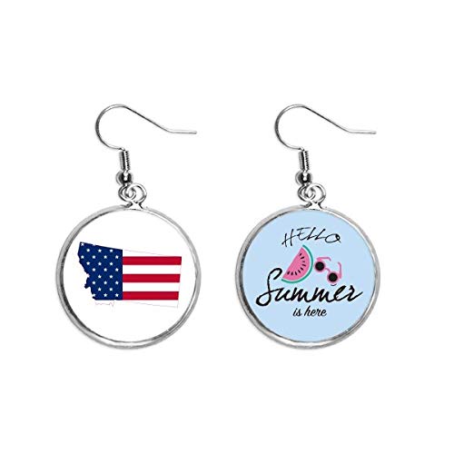 Pendientes de sandía inspirados en Montana USA para revivir tus mejores viajes de verano