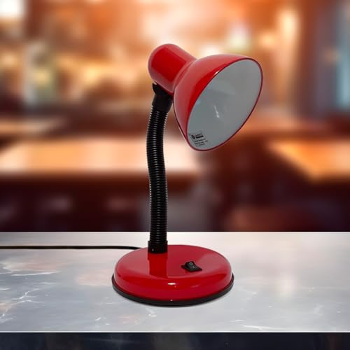 LUMINATTI BY DANURI Viking Luminária de Mesa, Vermelho, Até 30 W