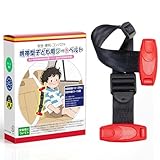 ジュニアシート シートベルト クリップ と 固定ガイド キャップ 取付簡単 道路交通法適合 安全基準 R129 認証済み 位置調整器 日本語取説付き 着脱式ベルト BK