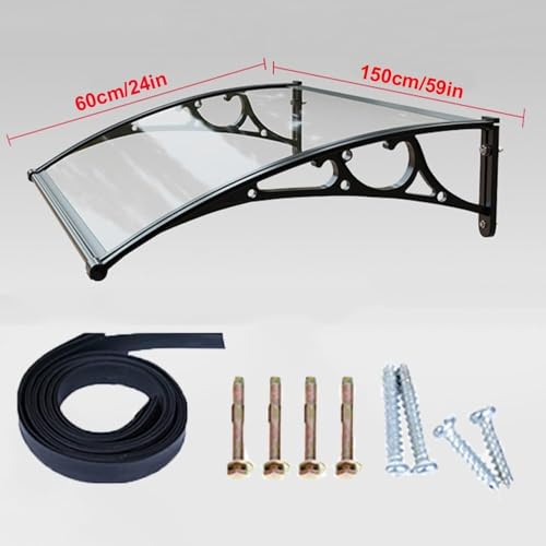 Couverture en polycarbonate pour stopper les infiltrations d'eau de porte - 8
