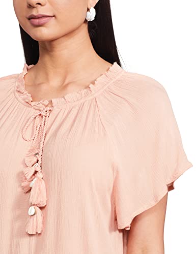 Image of Marks & Spencer Women's Regular Blouse (T41 2231K Pale Coral 4XL)