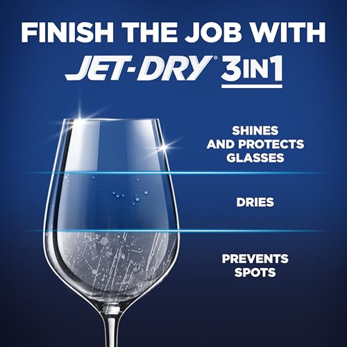 finish jet-dry dishwasher rinse aid compatible with dishwasher detergent prevents spots amp residues dries shine amp protects 32 oz 300 washes
