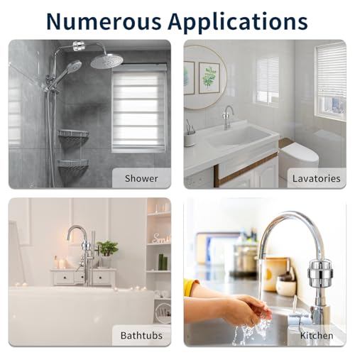Image of 36 Stage Vitamin C Shower Filter for Hard Water - Shower Head Filter with Interchangeable Cartridge for Removing Chlorine and Heavy Metals