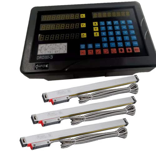 Kit completo DRO digital 3 ejes con 3 escalas lineales miniatura 1