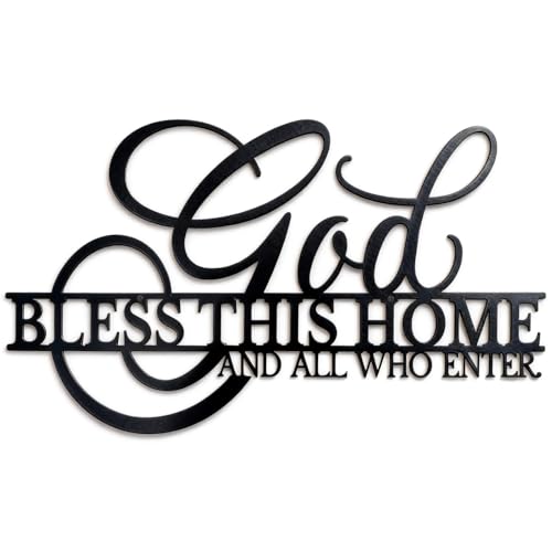 Sinseike Metal God Bless This Home Wall Decor (Medium)