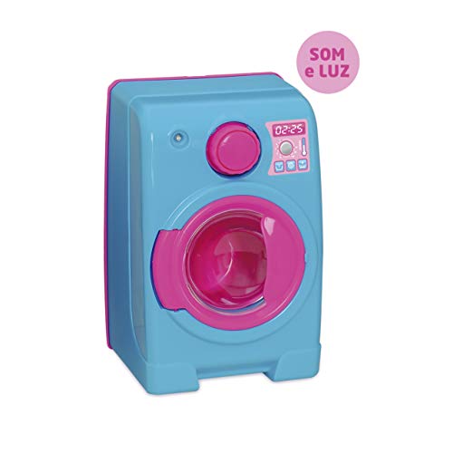Máquina de Lavar Home Love, Usual Brinquedos, 360, Azul/Rosa