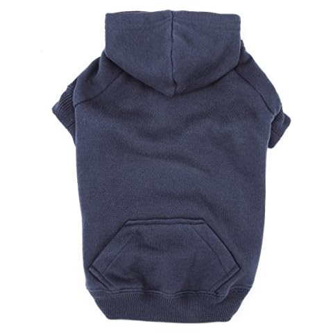 Casual Canine Navy Blue Dog Hoodie Cover