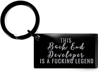 This Back End Developer is a Fucking Legend Keyring, Funny Back End Developer Keyring, Thank You Back End Developer Birthday Christmas Wedding Graduation Best Back End Developer Ever Gifts for Me
