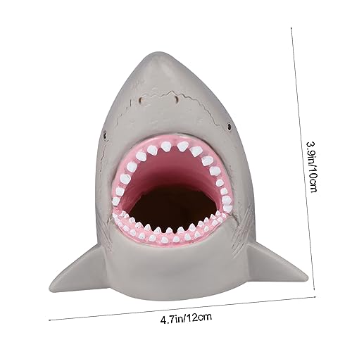 Artibetter 1 Unidade suporte de tubarão base para celular suporte de telefone de resina suporte para