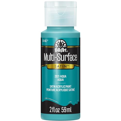 FolkArt Pl2921 Multi-Surface Paint, 2 oz, Aqua