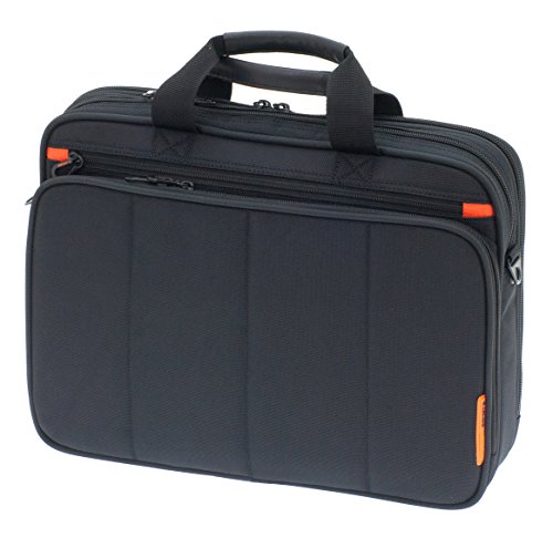 Preisvergleich Produktbild Davidts Business Aktentasche Flugumhänger Umhängetasche Laptop Netbook Tablet POLYSTER 41x31x12cm Schwarz 257 250 Bowatex
